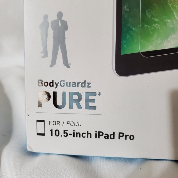 NIB! BodyGuardz Pure® Premium Glass Screen Protector for Apple iPad Pro 10.5 - Picture 2 of 4
